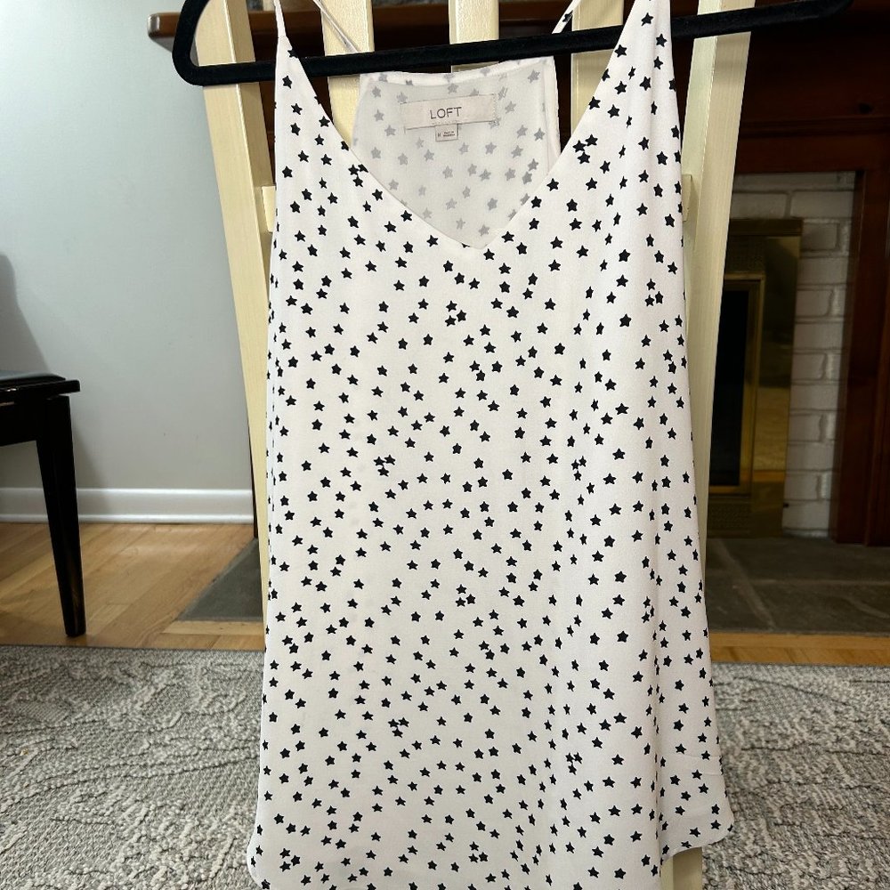 Loft size M star halter cami